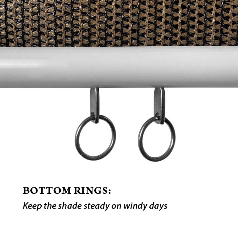 Outdoor Roller blinds are made of HDPE Fabric and with UV protection .as the size will do as you demand,  we can ensure all my products can use 5years, when you use it, if the fabric does not work, we can send the fabric to you for exchange .(unless the people make it not work). it will install the side of the pergola, and the window and all outdoor where use the shade.