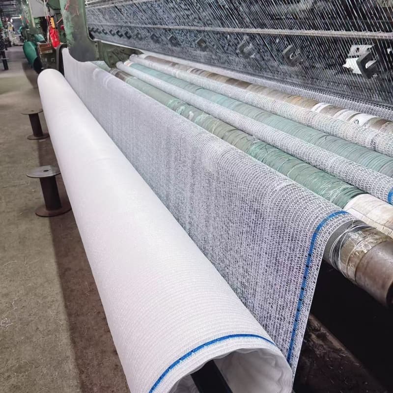 Share the latest factory news, white sunshade net.