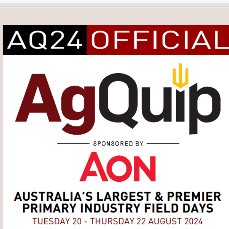 Ag Quio  Aon  Australia Show  20 to 22 AUG