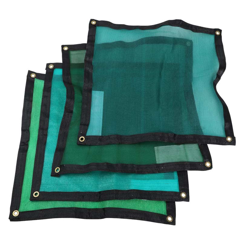 black knitted heavy duty custom mesh tarps