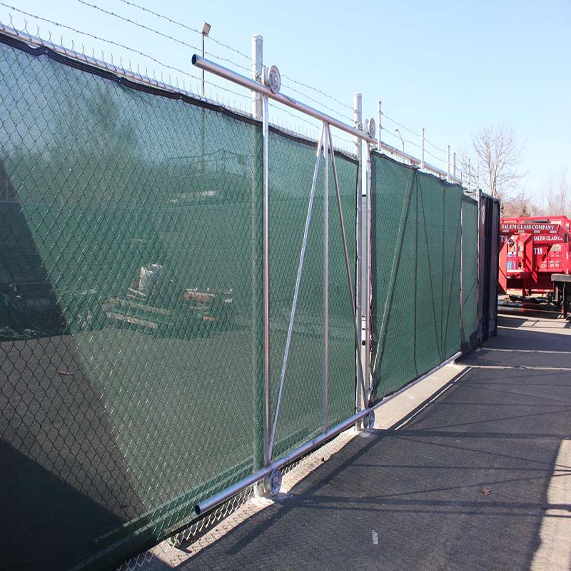 70% Shade Rating HDPE With UV protection For Green Outdoor Privacy Fence Screen netting