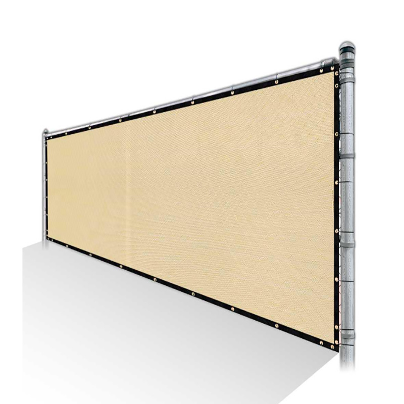 Beige 4FT *50FTHDPE 95% Privacy Screen netting