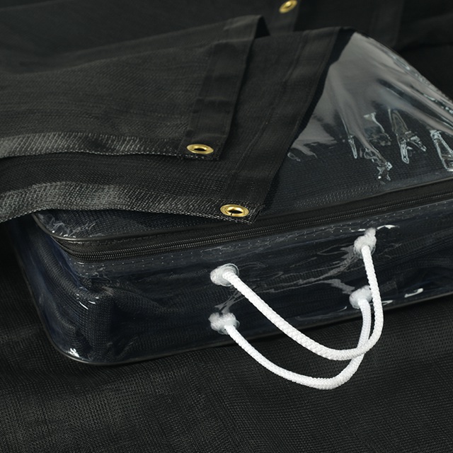 10FT*10FT HDPE 220GSM 75% Shade mesh Tarps Black Mesh Tarps