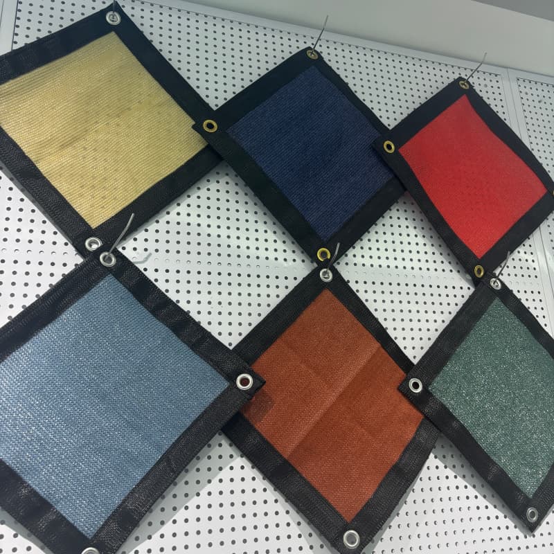Durable HDPE Shade Cloth Mesh Tarp With Grommets