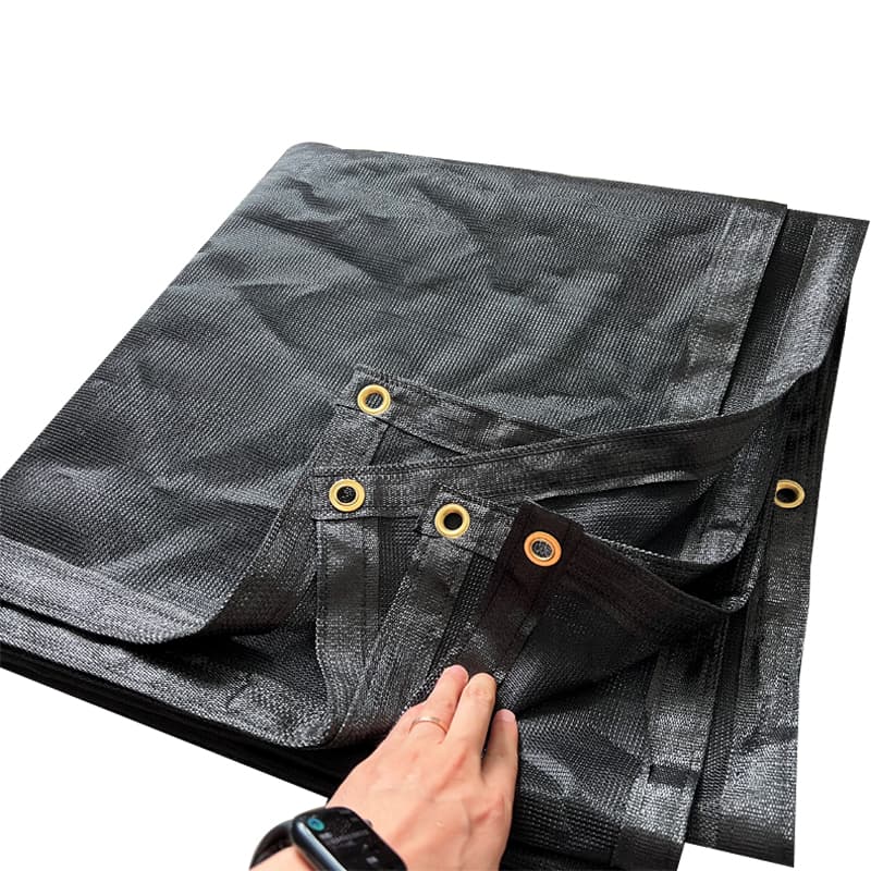 black mesh tarps 