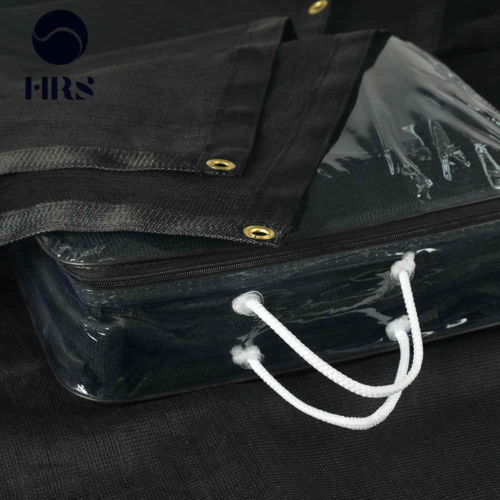 85% shade rating Sun shade Black shade mesh taprs