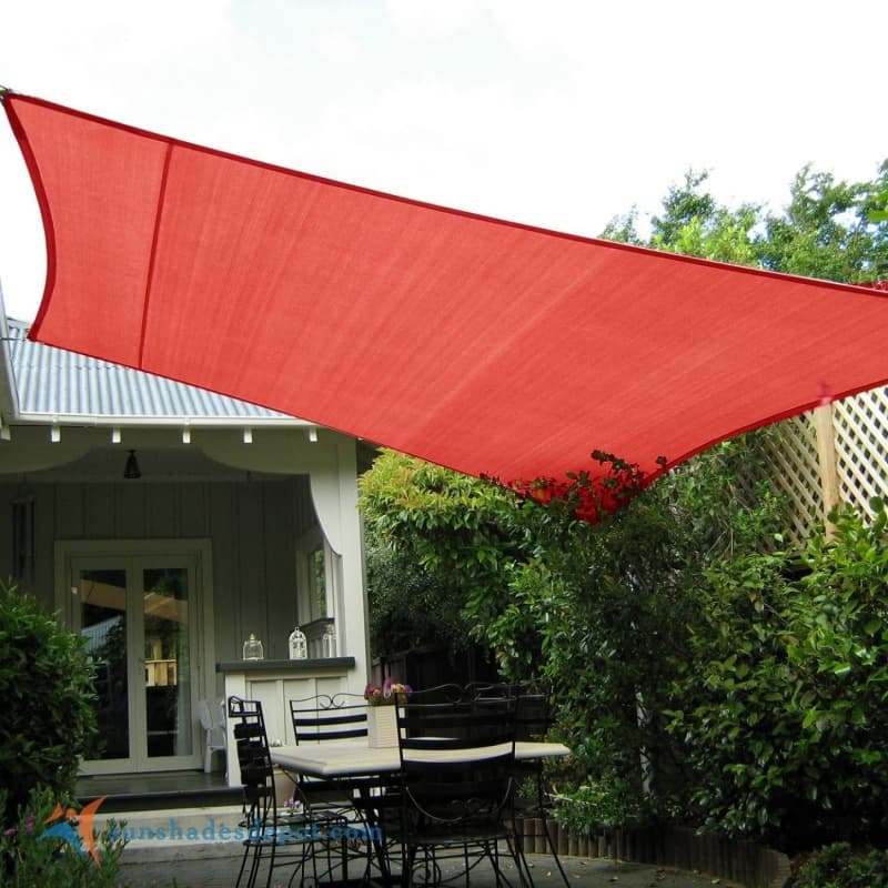 Heavy-duty outdoor sun shade sail