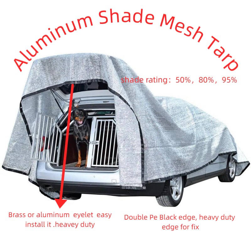 aluminum shade mesh tarps