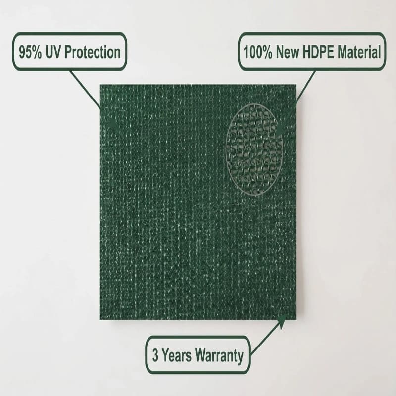 reinforced edge green shade net