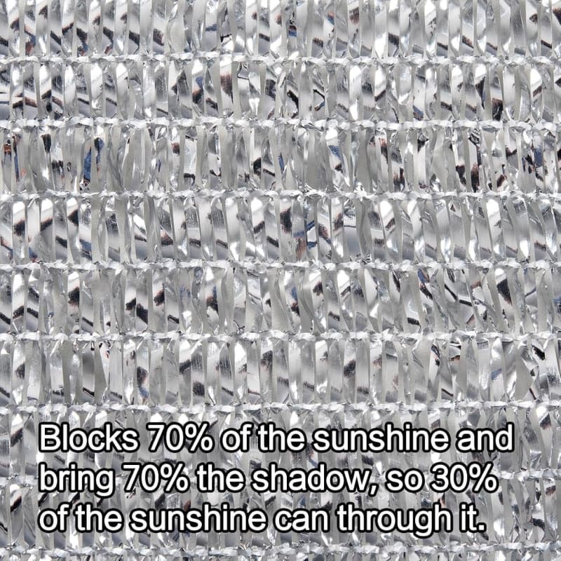 Aluminum Foil Sun Shade Net 