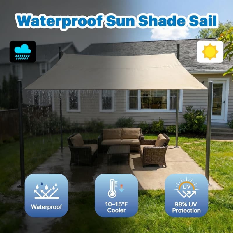 waterproof shade sail