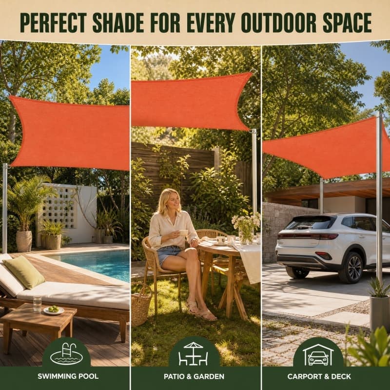 HDPE Shade Sail Two Shade Sail Solutions For Different Outdoor Project Goals