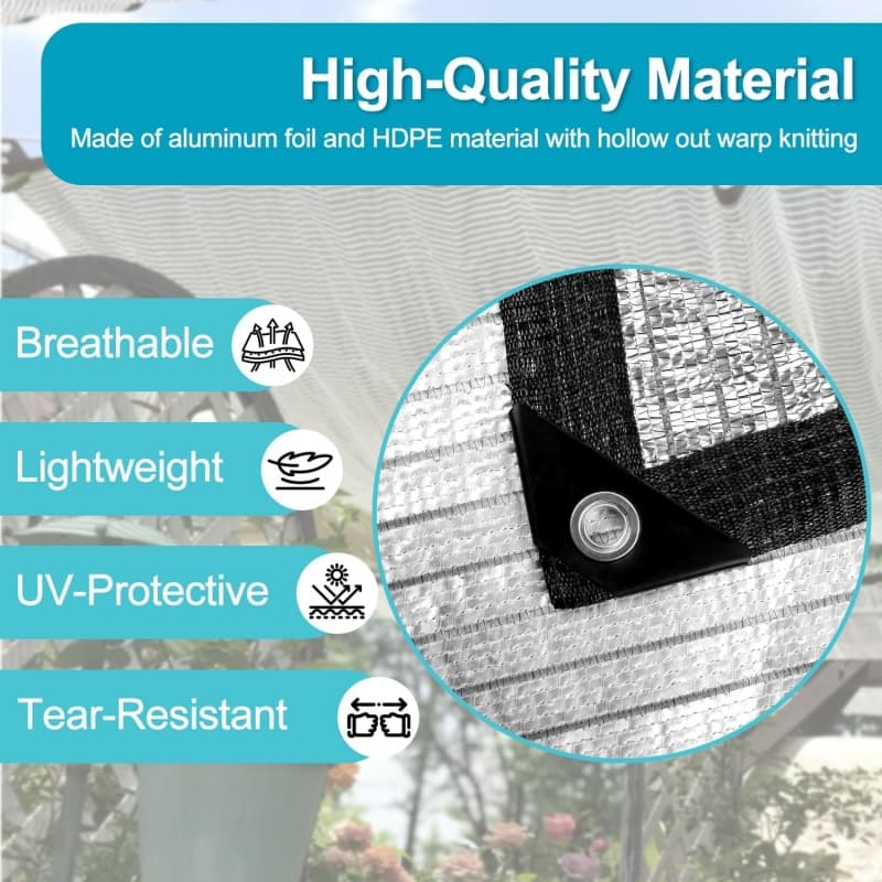 outdoor aluminum shade net outdoor aluminum shade net