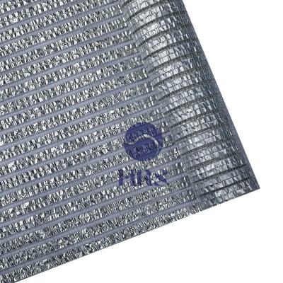 Sun Reflective Aluminum Shade Net Woven Fabric Silver Shade Mesh Heat Control Aluminum Shade Cloth
