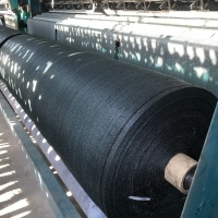 Black sun shade nets in different weights.